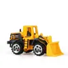 Cars 6 Pcs/set Alloy Diecast Engineering Car Toy Construction Vehicles Model Forklift Excavator Bulldozer Gift for Kids Boys 0915