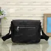 Designer Embossing cross body postman Bags fashion grey black floral messenger bags handbag for men