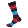 Chaussettes pour hommes automne et hiver Happy Colorful Fashion Striped Men's Trendy Couple In Tube