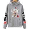 Men's Hoodies Sweatshirts One Piece Hoodie Luffy Gear5 Hoodie Anime Style Autumn Harajuku Style Top G220916