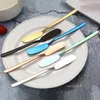 Facas de queijo Multi -Final Fore Fouce Butter Knife Sobremesa Spread Spread Spreser Apertizadores Apertizadores Sandwich Bolo Tool Western Cutlery Kitchen Lt032