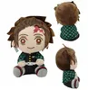 Devil Blade Anime Plush Stuffed Toy Cute Dolls Monster Slayer Manga Doll Kimetsu Children Gift Decor