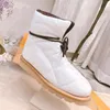 Pillow Comfore Ankle Boots Women Soft Down Shoe Designer Flat Shoes Waterproof nylon upper Winter Boots Big Size 35-41