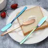 Cheese Knives Multi Purpose Butter Knife Dessert Stainless Steel Jam Spreader Canape Cutter Appetizers Sandwich Cake Cream Tool Western Cutlery Kitchen LT032