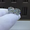 Kolczyki do stadnina Srebrne 925 Oryginalny test diamentów przeszłość 4 karatowy kolor Dolor Moissanite Genialny cięcie VVS1 Claw