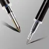Gel penna kulspetsnål spets set svart blå röd bläck 0,5 mm journal skrivskolan leveranser brevpapper