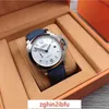 Orologio da uomo Oggetto di design di alta qualità Serie Due Superficie bianco avorio 42 mm Meccanico da uomo Cr6j