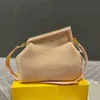 Bolsa de luxo 2022 Bolsas de ombro macias de luxo Bolsa de clipe de luxo Feminino Avestrich