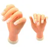 Nail Practice Display Hand For Manicure Training Model Flexible Movable Prosthetic Soft Fake Printer s Tool 2209163341267