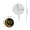 Party Decoration 12 Pcs Eid Mubarak Black Gold Moon Print Paper Sticker Lable Seal Gift Islamic Muslim Al Adha