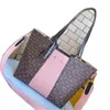 7A Qualität Oversize Totes Gitter Handtaschen Designer Frauen Taschen 2022 Original Duffle Bag Rindsleder Schulter Brieftasche Kupplung Geldbörse Mode Lässige Einkaufstasche