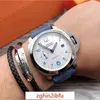 Orologio da uomo Oggetto di design di alta qualità Serie Due Superficie bianco avorio 42 mm Meccanico da uomo Cr6j