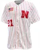 Baseball Stitched Nebraska Cornhuskers Softball Baseball Jersey 1 Rylie Unzicker 2 Payton Huscroft 5 MJ Green 6 Billie Andrews 11 K