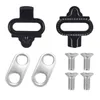 Bike Pedals 1Set MTB Mountain Cleat Bicycle Set Clip Plate For S HI M A SPD Cycling Accessories