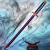 Bloques de construcción de modelos de espada Juguetes Cosplay Roronoa Simulación de Zoro Katana Samurai Knife Bamboo Arma de los ladrillos Boys Toy regalos