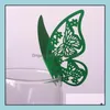 Party Decoration 100st/Lot Butterfly Laser Cut Paper Place Card Escort Cup Wine Glass For Wedding Party Decoration Drop Delivery 202 DHT8S