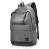 Women Men Canvas Backpacks Large School Bags For Teenager Boys Girls Travel Laptop Backbag Mochila Rucksack Grey