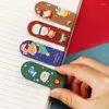 1st Creative Magnetic Bookmarks Christmas Theme Design Series DIY Decoration Books Mark Page Stationery Student Office Supply