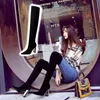 3128-6 Sandaler Fashion Metal Heel Tjock High Suede Pointed Sexy Nightclub Slim Over Knee Boots