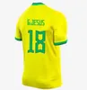 2022 2023 Camiseta de Futbol Brasil Jersey de futebol Camisa de futebol Coutinho Firmino Brasil 22 23 Brasil Maillots Marquins Vini Jr Antony Silva Dani Alves