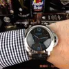 Дизайнерские часы с сапфировым стеклом, 47 мм 16 мм, ремешок из воловьей кожи первого слоя с застежкой, полностью автоматические механические часы a Watchpaner 7zfo
