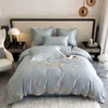 Bedding Sets Flowers elegantes Bordado Princesa Conjunto 100