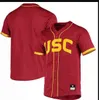 Béisbol Custom USC Trojans Camiseta de béisbol 26 Cole Gabrielson 27 Emilio Rosas 28 Tyler Stromsborg 29 Isaac Esqueda 30 Garrett Clar