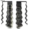 Long Curly Ponytails Natural Hair Extension Synthetic High Temperature Fiber Hair Wrap On Clip Ponytail Hairpiece