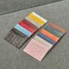 grossist designer kvinnor korthållare män canvas kreditkort mini plånbok kortplatser grön blå handväska 15 färger