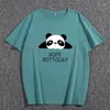 メンズTシャツ夏のTシャツコットンショートスリーブパンダレタープリントグラフィックファッションルーズ服男性カジュアルOネックティートップス