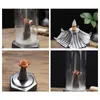 Fragrance Lamps Chinese Dragon Incense Burner Ceramic Cones Aroma Censer With Cover