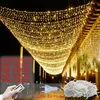 Weihnachtsdekorationen, LED-Lichterkette, 100 m, Girlande, Weihnachtslichterkette, Dekoration, Zuhause, Hochzeit, Outdoor, wasserdicht, für Garten, Party, Terrasse, Dekoration 220916