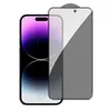 Protecteur d'écran de confidentialité entièrement adhésif de qualité supérieure, film en verre trempé à couverture complète pour iPhone 14 Pro Max 13 13Pro 12 Mini 12Pro 11 11Pro XS X XR 8 7 6 Plus, prix d'usine