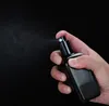 10ML 100ML Mini flacone spray per profumo quadrato Marrone scuro Contenitore cosmetico da viaggio per bottiglie di vetro portatili riutilizzabili con tappo