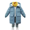 Manteau de duvet garçons vestes filles hiver enfants bébé épais longs enfants chauds vêtements d'extérieur à capuche Snowsuit pardessus vêtements 220915