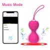 Nxy Sex Eggs App Vaginal-Ball-Vibrator, Vaginal-Strakken-Funktion, Kegel-Ball, 10 Frequenzen, vibrierende Eier-Spielzeug für 1110