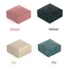 Jewelry Pouches Pink Cyan Navy Blue Gold 9 9Cm Packaging Box For Gift Wedding Party Brooch Collection Storage Case