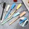 Ostknivar Multi Purpose Butter Knife Dessert Rostfritt stål Jam Spreaker Canape Cutter Appetizers Sandwich Cake Cream Tool Western Cutrow Kitchen LT032