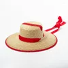 Chapeaux à large bord Chapeaux de soleil de qualité pour femmes Floppy Beach avec UV UPF 50 Protection Chapeau de paille Ruban Kuntucky Chapeau