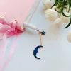 PCS Creative Starry Sky Star Moon Pendant Gel Pen Kawaii Stationär 0,38 mm svart bläck Söt papelaria -skolmaterial