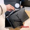 Evening Bags Handbags Designer Shoulder Women Bags Totes Black Calfskin Caviar Claic Diamond Quilted Bag Chains Double Flap Medium Leather