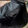 Saco de luxo Mulheres Nylon Chain Parachute Bag Tote Luxury's Diamond Lattice Vagando Vintage Medieval Canvas Designer Bolsas de Ombro Clutch Handbag Preto 28cm