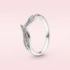 925 Anillo de boda de dise￱ador de plata original Adecuado para Pandora Jewelry Diy Mujeres Regalo