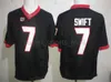 American College Football Wear NCAA Georgia Bulldog voetbalshirt 4 Mecole Hardman 7 Andre Swift 8 AJ groen 3 Todd Gurley II gestikt shirt heren maat S-XXXL