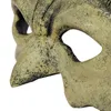 Ram's Horn Demon Mask Cosplay Tema Kostüm Maske Top Full Half Yüz Erkekler Cadılar Bayramı Parti Sahne