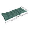 Cuscino 1 pz impermeabile poltrona reclinabile patio esterno addensare lettino sedile S lettino prendisole con lacci 120 50 8 cm