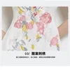 Casual Dresses European Summer O Neck Sleeveless Elegant White Floral Embroidered Vest Mini Women Fashion Streetwear 2022