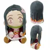 Devil Blade Anime Plush Stuffed Toy Cute Dolls Monster Slayer Manga Doll Kimetsu Children Gift Decor