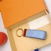 Explosive Designer Key Buckle Car Bag Keychain Letter Leather With Gift Box Key Chain Fashion Pendant9697702