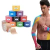 Ginocchiere 1 pz palestra fitness fasciatura calcio sport nastro muscolare sollievo dal dolore elastico recupero atletico